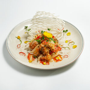 Sụn nấm xào hạt điều