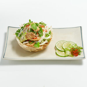 Gỏi nấm hầu thủ tái chanh