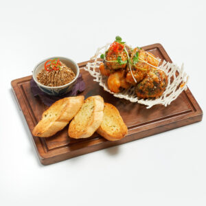 Pate nấm bông cải xanh sốt Vị Quê