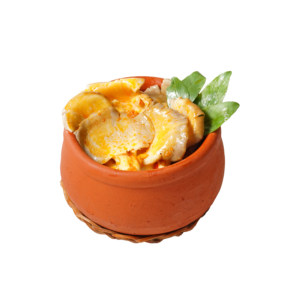 Nấm Bàu ngư hấp lá é